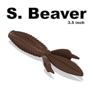 Digital file: S-Beaver 3&quot; . 3D STL file for CNC and 3D print