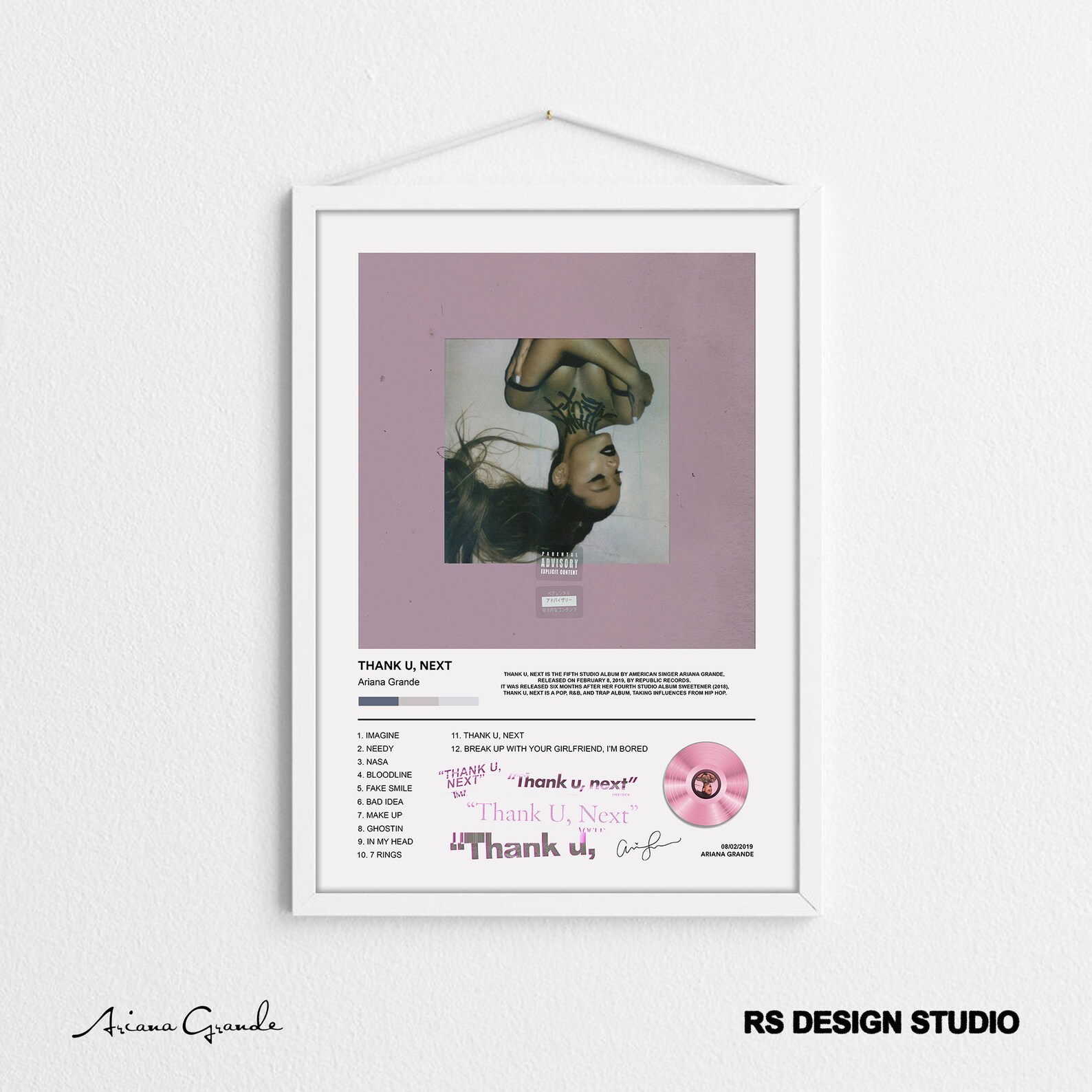 Custom Album Art Poster Wall Art Album Art Poster Music Etsy