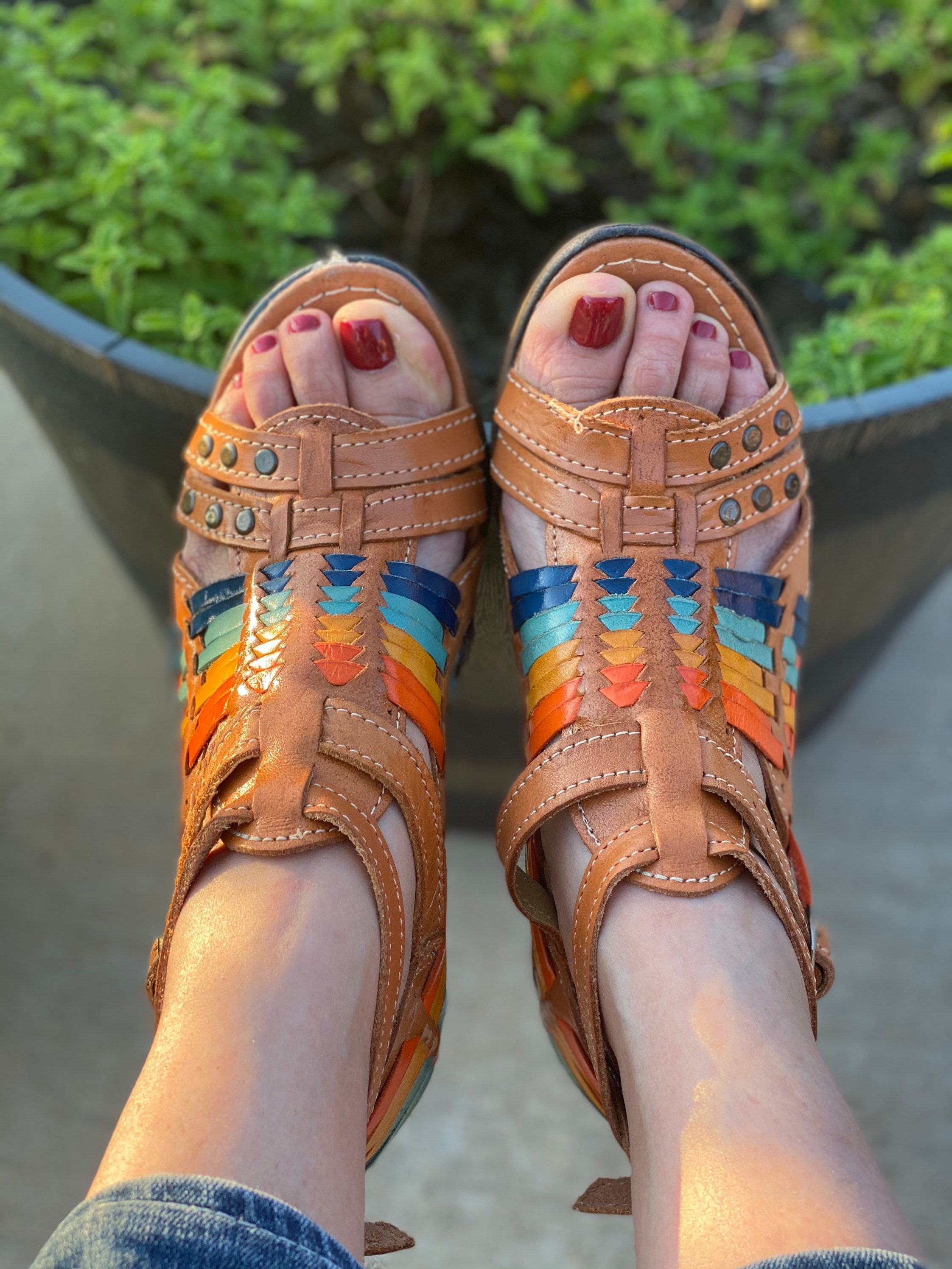 heeled huaraches