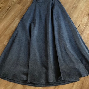 Wool Maxi Circle Skirt