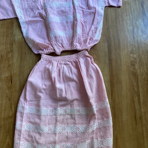 Vintage Handmade Skirt Set