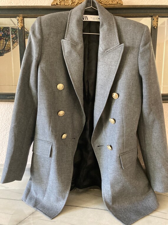 Vintage Gray Zara Blazer - image 1