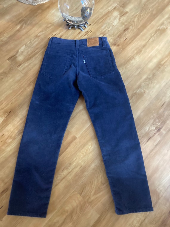 Levi’s Wedgie Straight Blue Cords