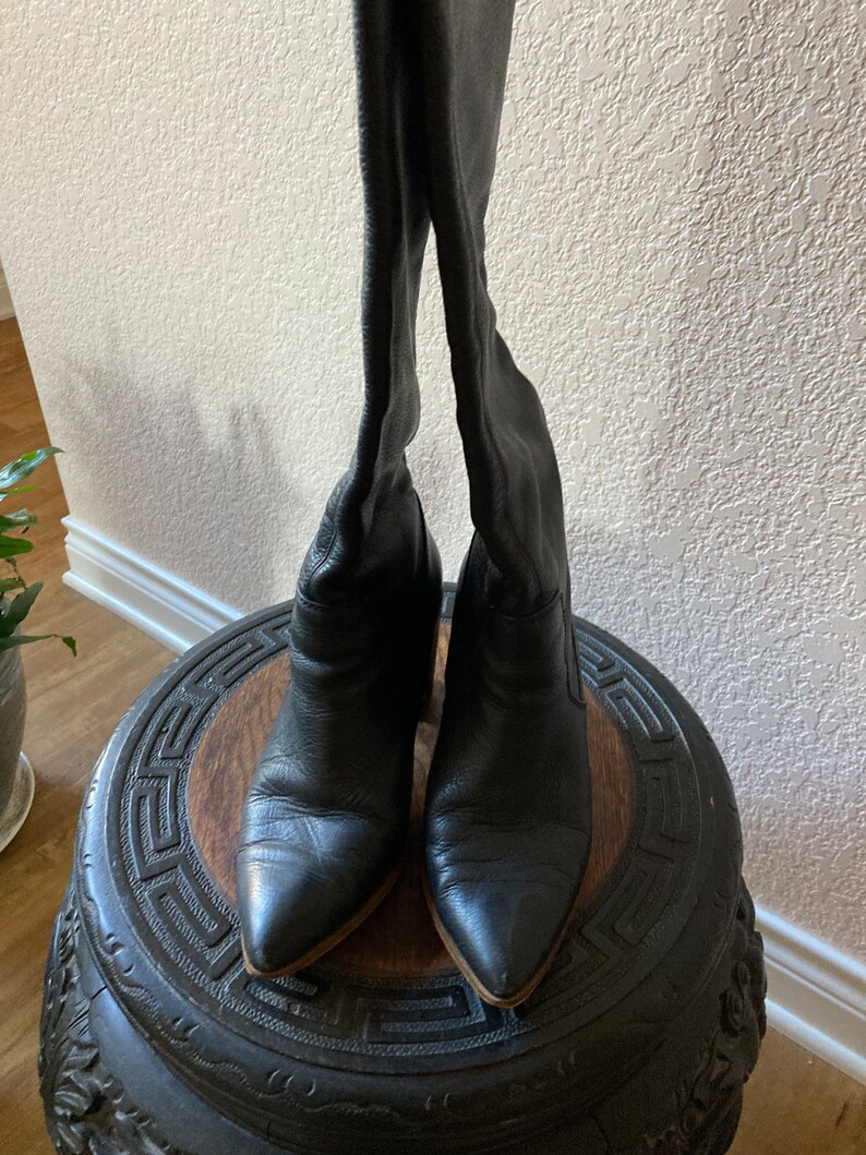 Tall Leather Boots image 5