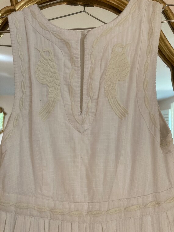 Free People Embroidered White Dress - image 4