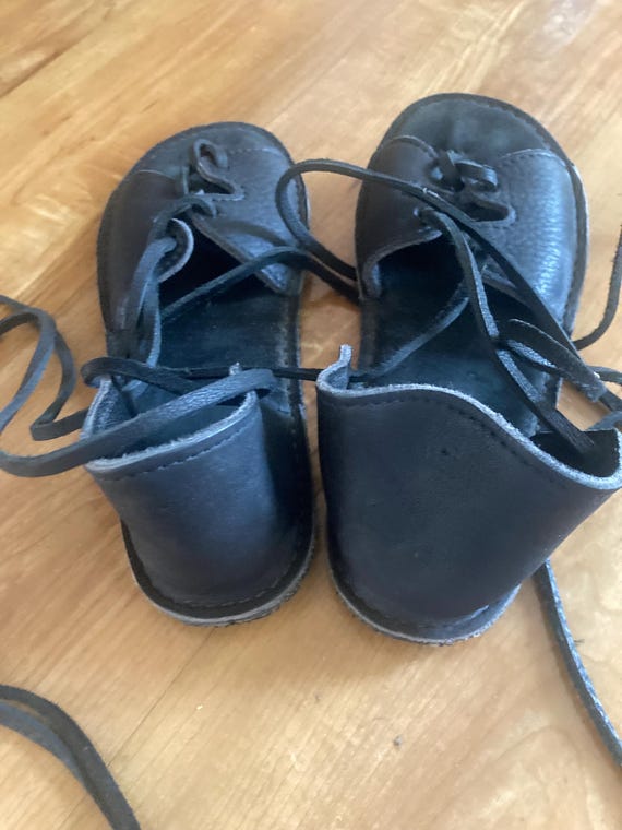 Leather Gladiator Sandal - image 4