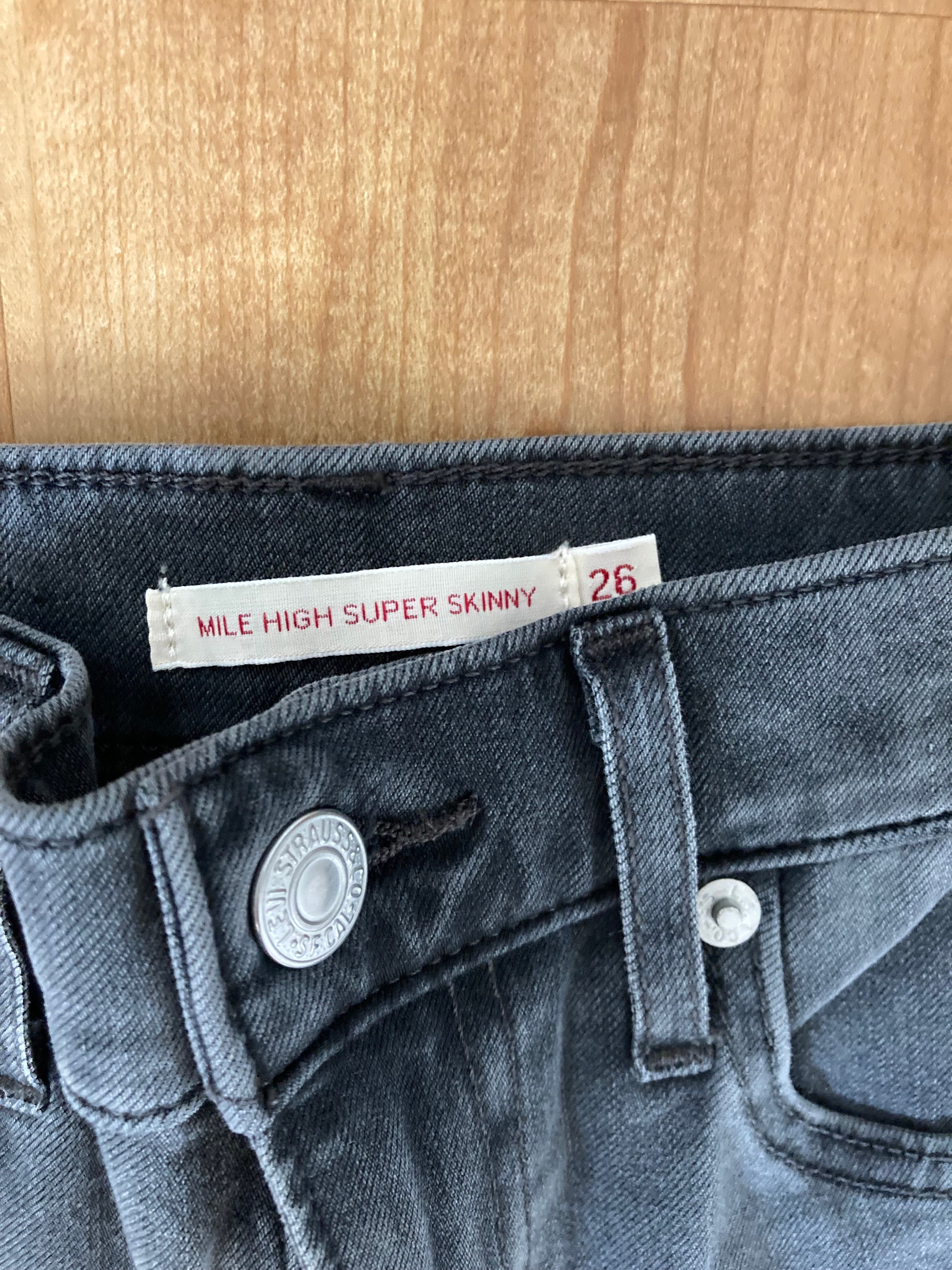 Levis Mile High Super Skinny Jeans - Etsy