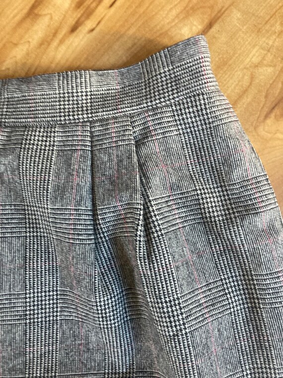 Vintage High Waist Wool Skirt - image 5