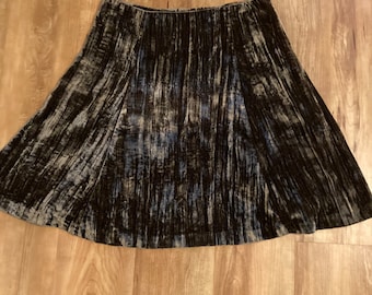 Green Velvet Circle Skirt