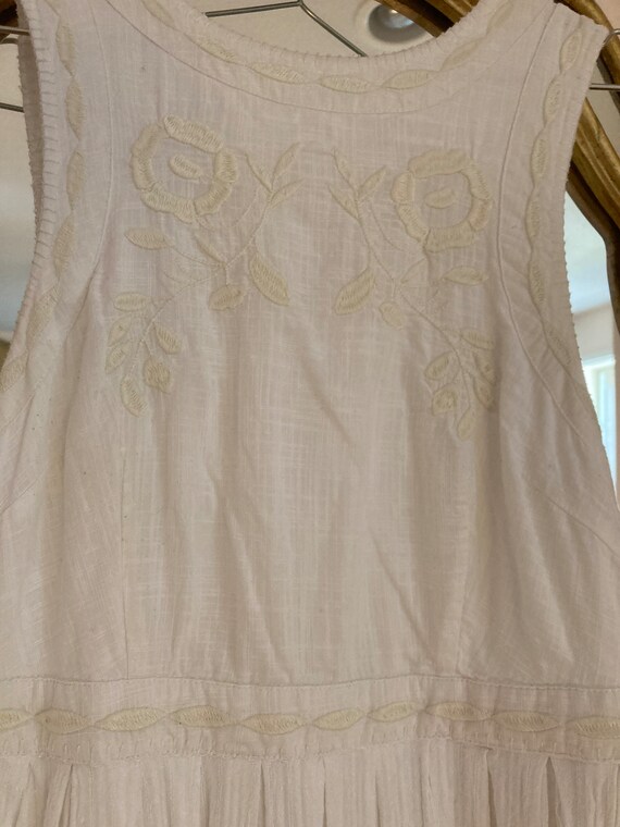 Free People Embroidered White Dress - image 2