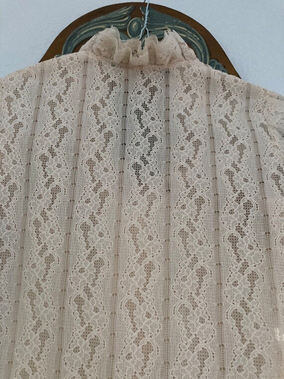 Vintage Lace Blouse - image 3