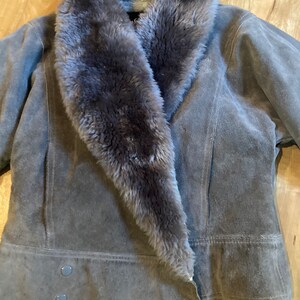 Thick Sherpa Jacket- Vintage Grey