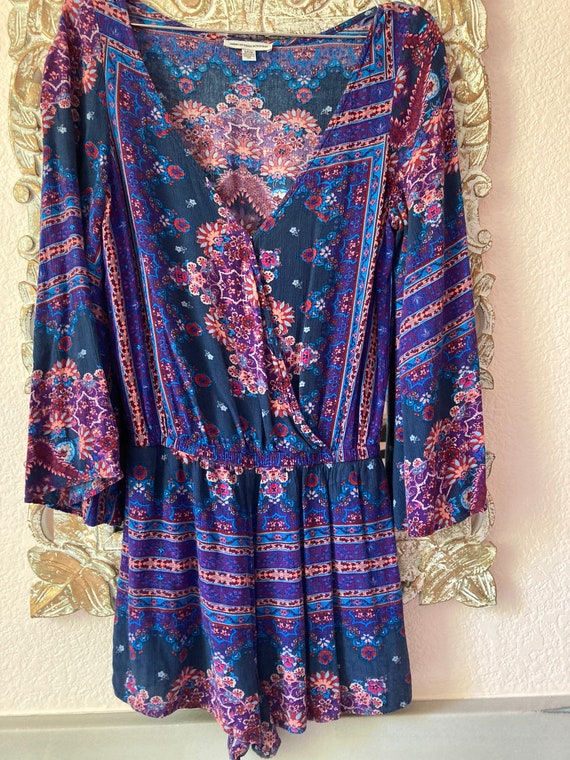 Bohemian Gypsy Short Romper - image 1