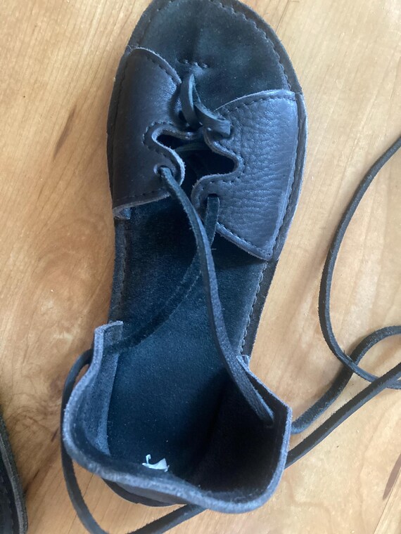 Leather Gladiator Sandal - image 3