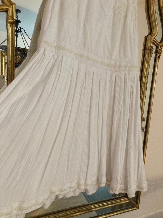 Free People Embroidered White Dress - image 7