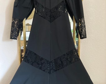 Black Gothic Victorian Style Dress