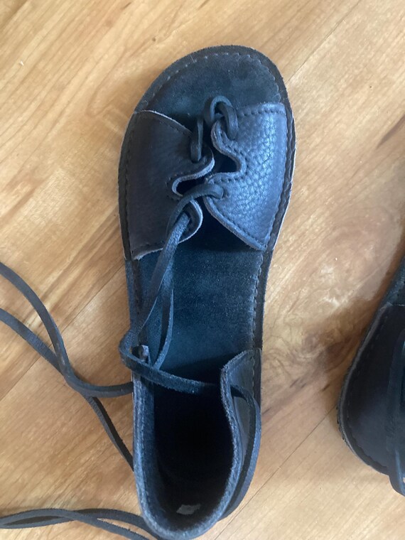 Leather Gladiator Sandal - image 2