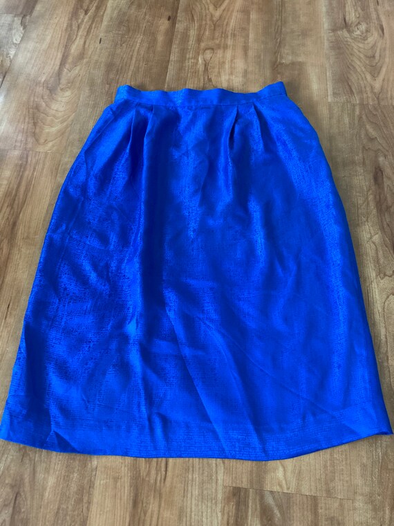 Silk High Waist Skirt - image 5