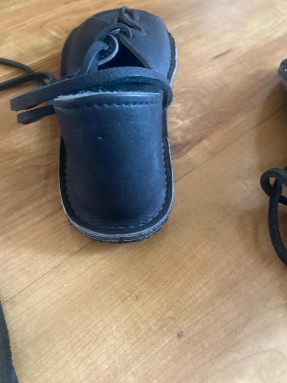 Leather Gladiator Sandal - image 5