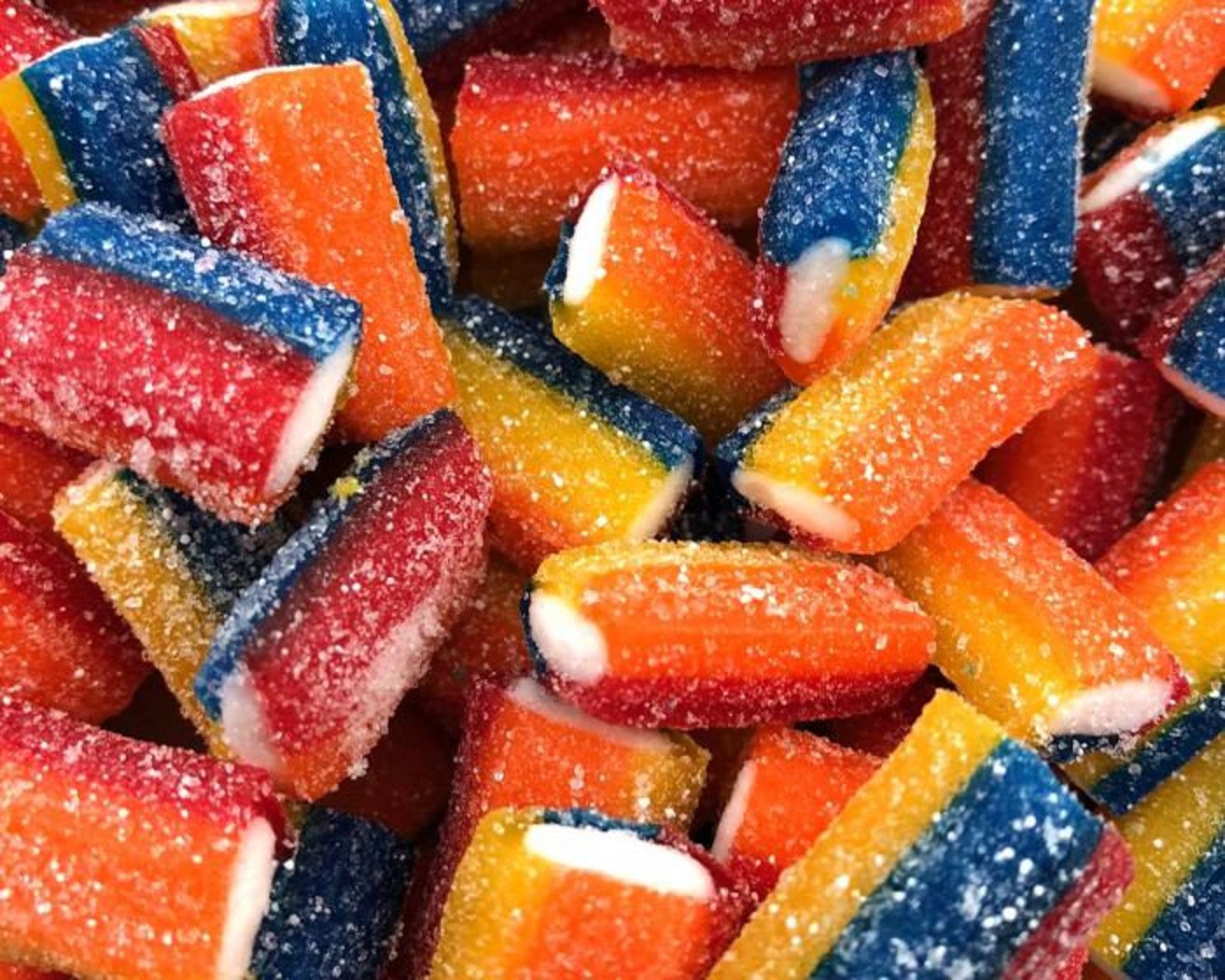 Sour rainbow sticks Candy 1/4lb. party candy Etsy