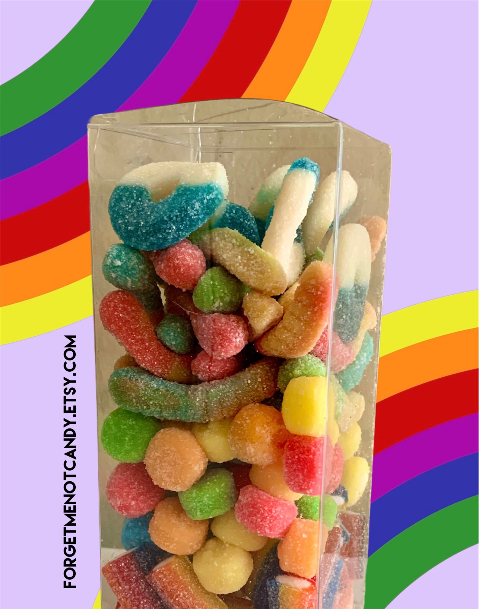 1 LB. of sweet & sour gummy assorted mixed flavors Etsy