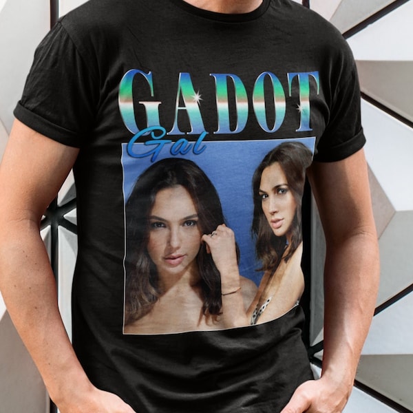 Gal Gadot Retro Unisex Shirt, Gal Gadot Shirt, Gal Gadot T-shirt, Gal Gadot Poster, Gal Gadot Art,