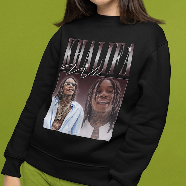 Wiz Khalifa Vintage 90s T-Shirt, Hip Hop Rap Shirt, Wiz Khalifa Sweatshirt, Wiz Khalifa Hoodie, Gift Shirt For Men And Women
