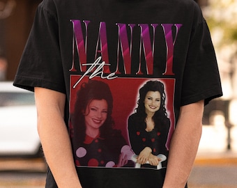 The Nanny Inspired 90' shirt, The Nanny RnB Vintage Print T-Shirt, The Nanny Unisex Clothing, The Nanny Gift, The Nanny Sweatshirt Vintage