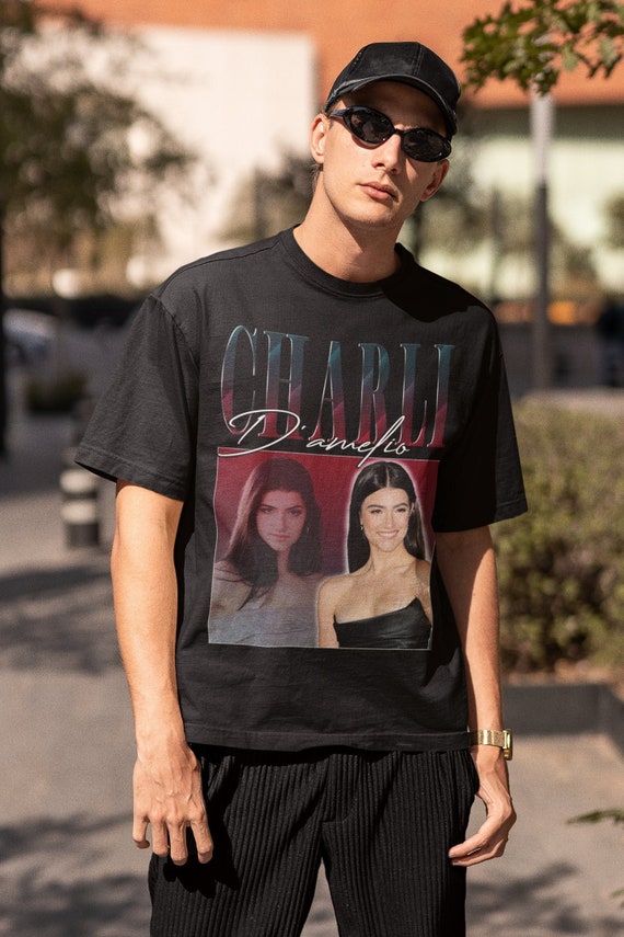 Charli Damelio Vintage Unisex T shirt Charli Damelio Sweatshirt Charli Damelio Poster Charli Damelio Top Tee Vintage Etsy