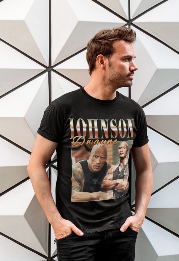 Dwayne Johnson Shirt Dwayne Johnson T shirt Dwayne Johnson Poster Dwayne Johnson Sweatshirt Dwayne Johnson Top Tee Vintage Etsy UK