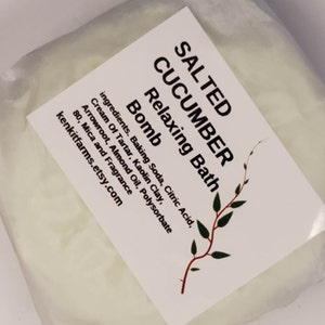 Salted Cucumber Bath Bomb