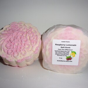 Raspberry Lemonade Bath Bomb