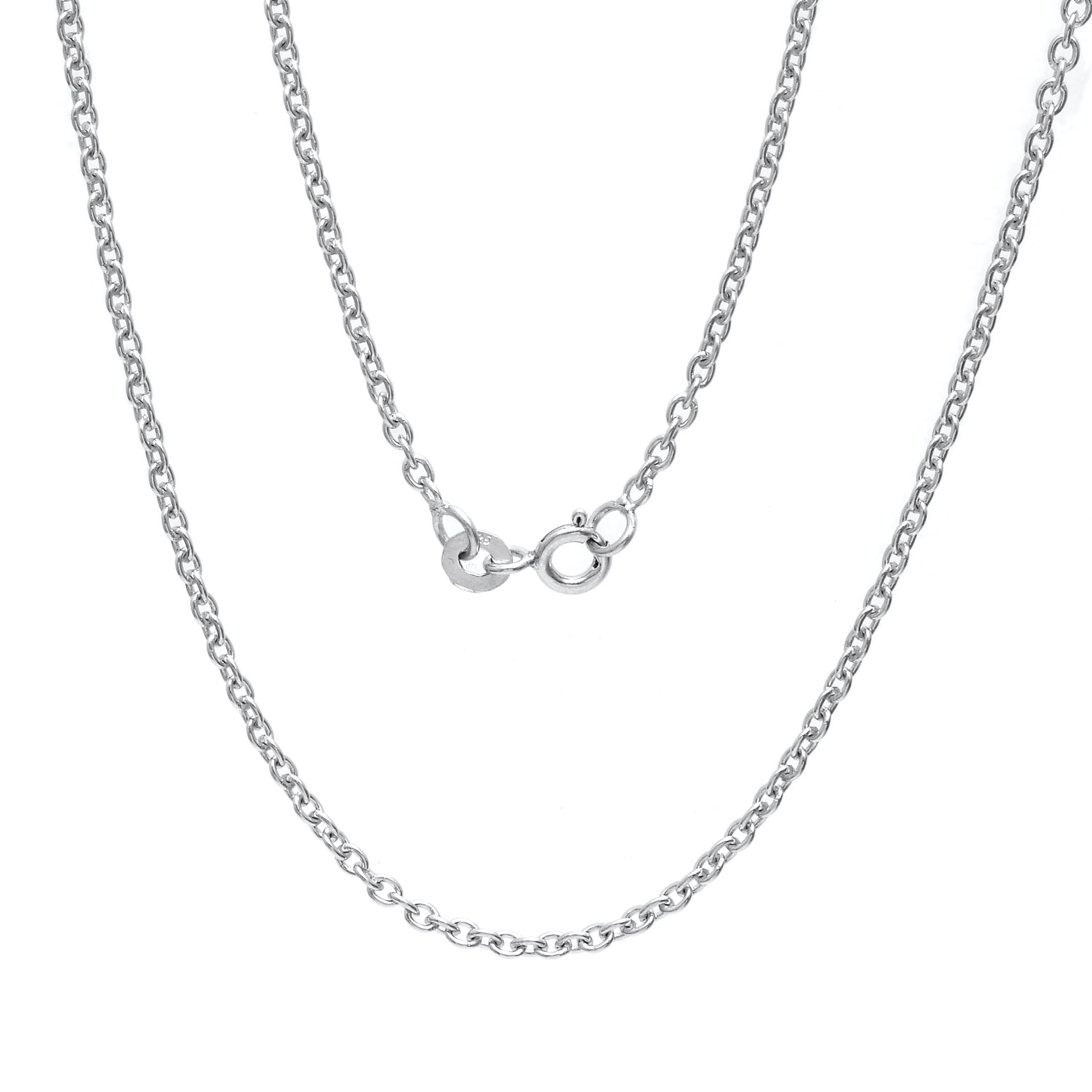 925 Sterling Silver Gemstone Pendant natural Rhodolite Fine