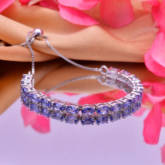 Tanzanite bolo bracelet clearance