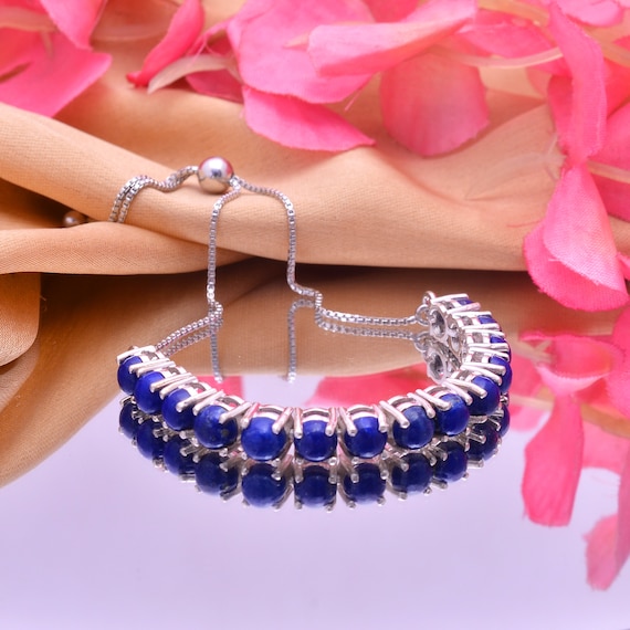 Sterling Silver Pink Crystal Tassel Adjustable Bolo Bracelet Sterling Silver Pink Crystal Tassel Adjustable Bolo Bracelet