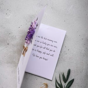 Handmade Personalised Birthday Card – A6 Greeting Card with Envelope – Custom Message Inside