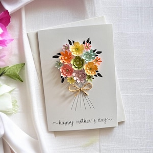 Handmade Personalised Birthday Card – A6 Greeting Card with Envelope – Custom Message Inside