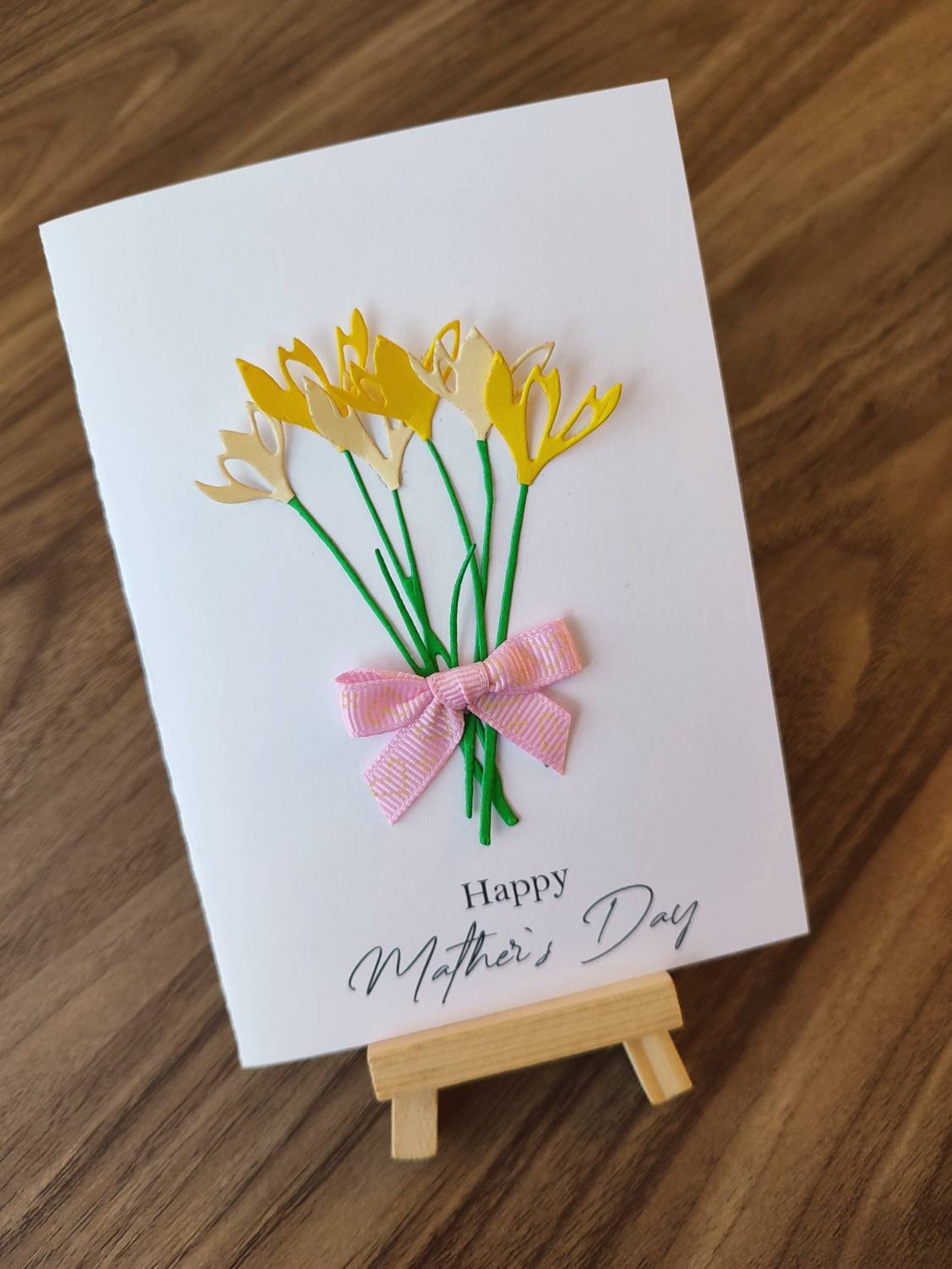 Mother's Day Card Happy Mother's Day Card Handmade Etsy UK