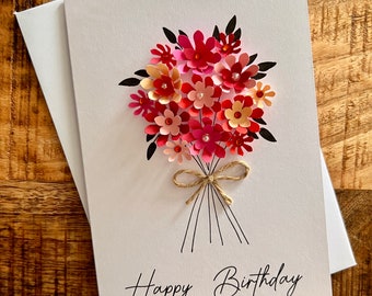 A6 size Birthday Cards, 3D cards, Happy Birthday Cards, Gift Cards, Graduation Cards, Floral Cards, Thank you cards, Congratulations cards