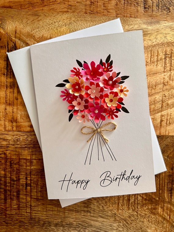 A6 Size Birthday Cards, 3D Cards, Happy Birthday Cards, Gift Cards