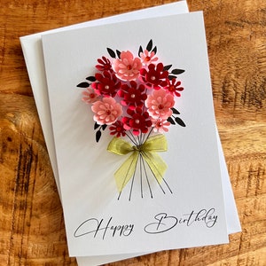 A6 Size Birthday Cards, Happy Birthday Cards, Gift Cards, Quilling ...