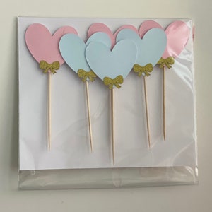 Gender Reveal Cupcake Toppers