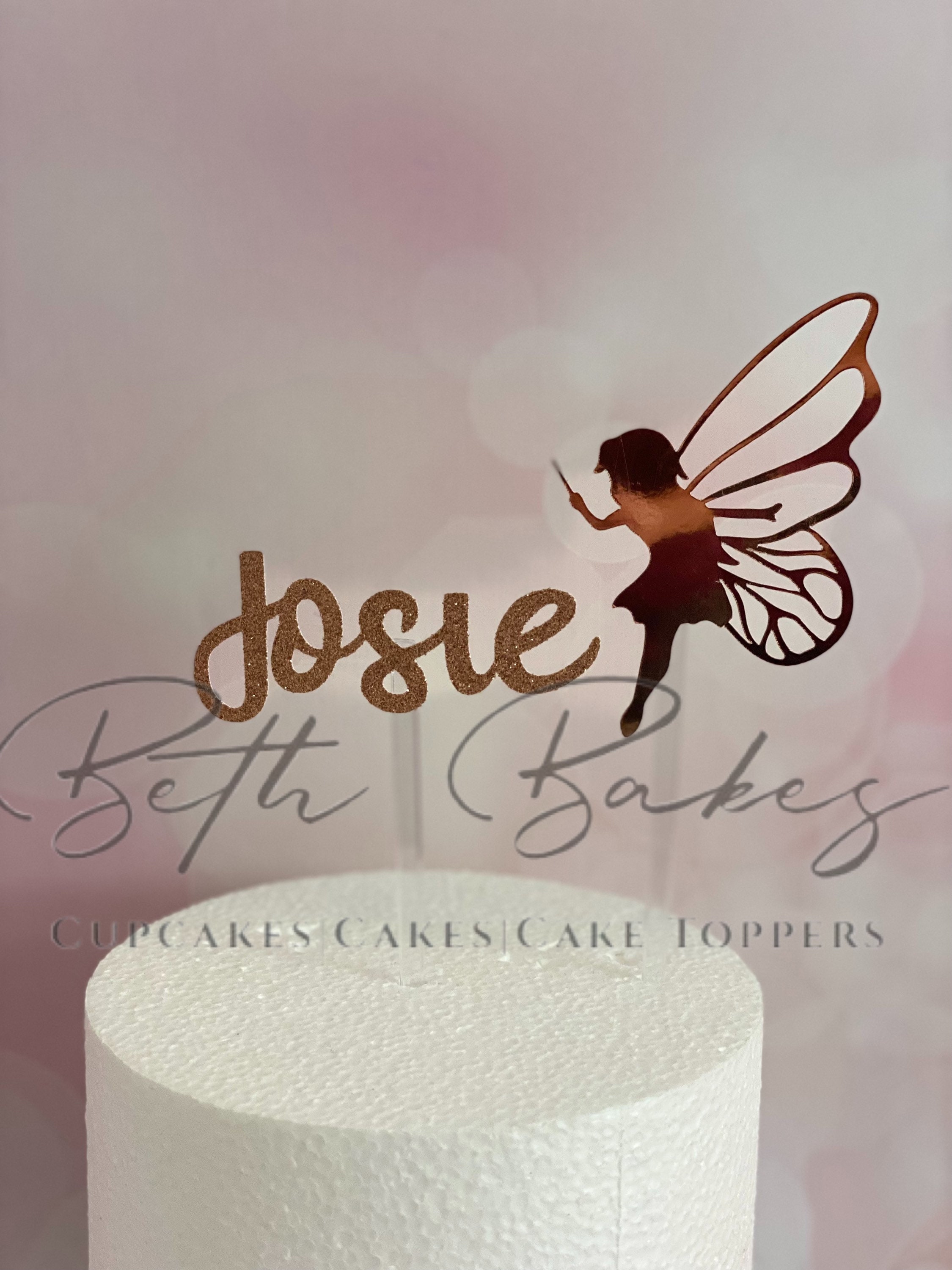 Fairy Birthday Cake Topper Personalised Fairy Cake Topper Etsy My XXX