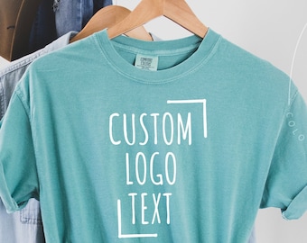 Custom Comfort Colors, Personalized Tshirt, Customized Comfort Colors, Custom Logo Shirt, Custom Text Tee, Custom Bachelorette Tshirt, Xmas