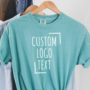 Custom Comfort Colors, Personalized Tshirt, Custom Photo Shirt, Custom Logo Tee, Custom Text Tee, Custom Bachelorette Tshirt, Christmas Gift