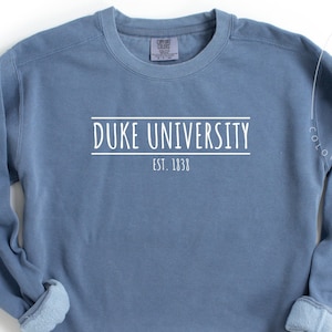 Personalized University Sweatshirt, Custom Design Comfort Colors Sweatshirt, Customized School Sweatshirt, Event Sweatshirt, College Sweat