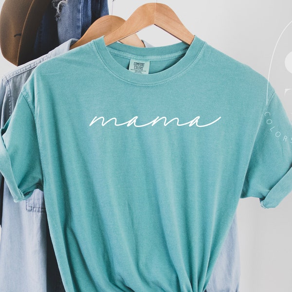 Cute Mothers Day Mama Shirt, Comfort Colors Mothers Day Shirt, Mama T-shirt, Comfort Colors Minimal Mama Tee, Gift For Mom, Mothers Day Gift