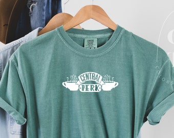 Friends Central Perk Logo Children/'s Unisex Green T-Shirt