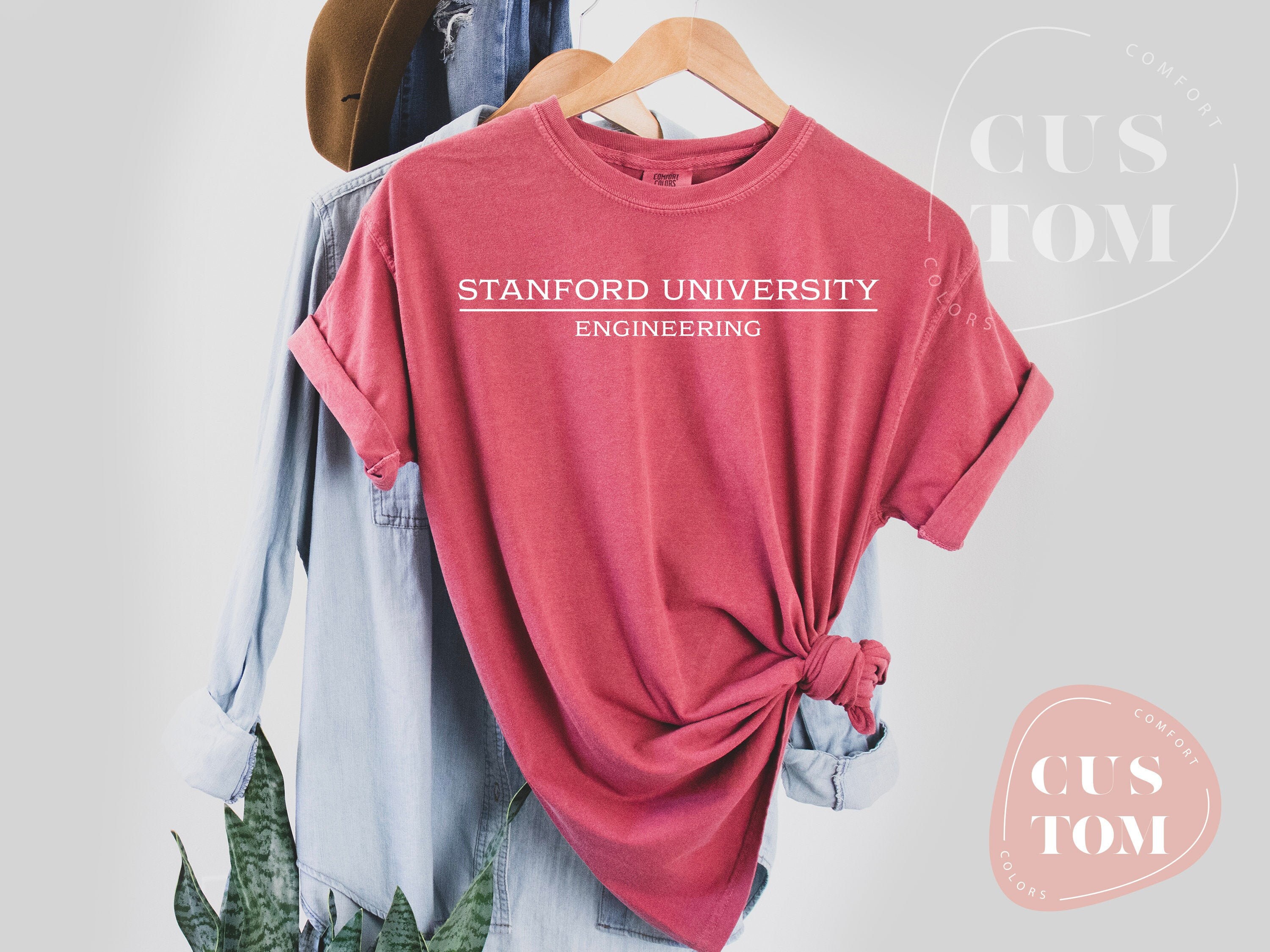 Comfort Colors University Tshirt Custom 
