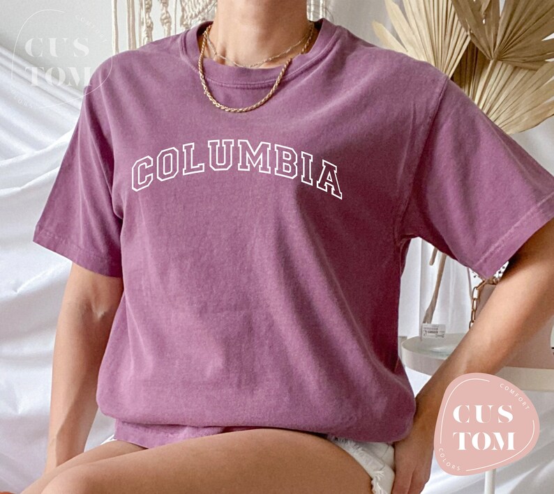 University Tshirt Custom College Shirt Custom Design Etsy